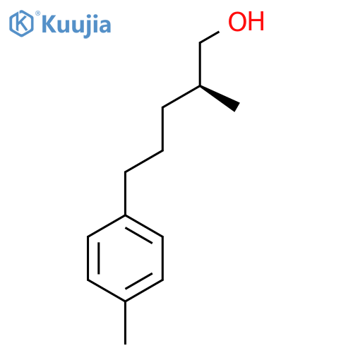 (2S)-2-Methyl-5-(4-methylphenyl)pentan-1-ol structure
