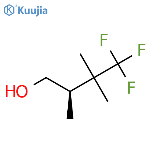 (2R)-4,4,4-Trifluoro-2,3,3-trimethylbutan-1-ol structure