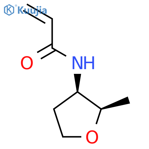 N-[(2R,3R)-2-methyloxolan-3-yl]prop-2-enamide structure