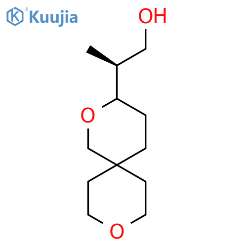 (2S)-2-(2,9-Dioxaspiro[5.5]undecan-3-yl)propan-1-ol structure