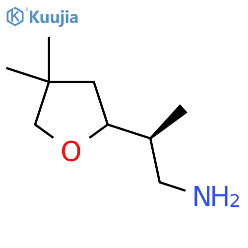 (2S)-2-(4,4-Dimethyloxolan-2-yl)propan-1-amine structure