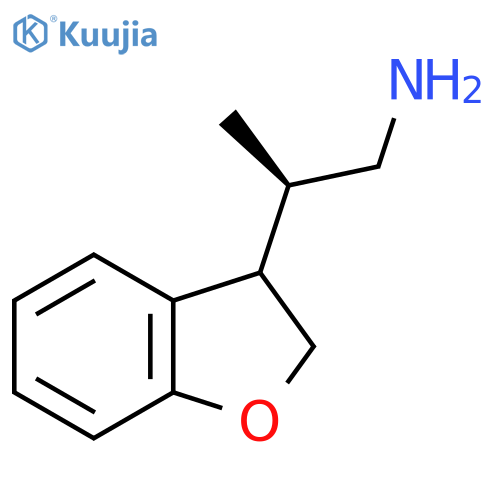 (2R)-2-(2,3-Dihydro-1-benzofuran-3-yl)propan-1-amine structure