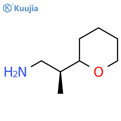 (2S)-2-(Oxan-2-yl)propan-1-amine structure