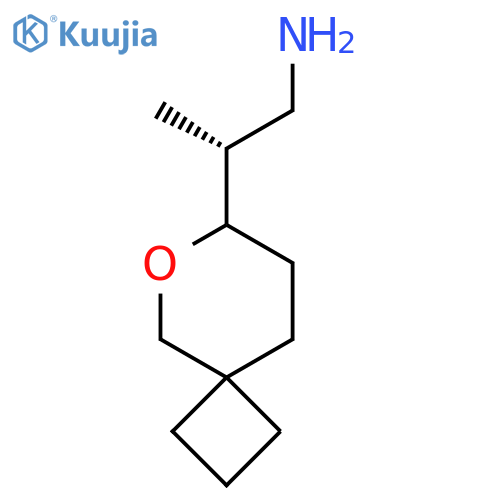 (2R)-2-(6-Oxaspiro[3.5]nonan-7-yl)propan-1-amine structure