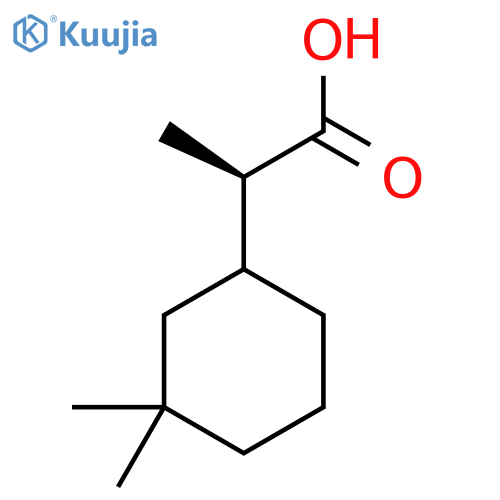 (2R)-2-(3,3-Dimethylcyclohexyl)propanoic acid structure