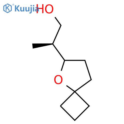 (2S)-2-(5-Oxaspiro[3.4]octan-6-yl)propan-1-ol structure