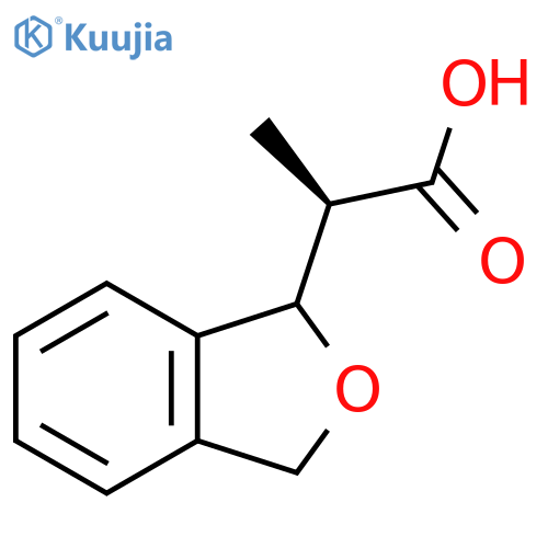 (2R)-2-(1,3-Dihydro-2-benzofuran-1-yl)propanoic acid structure
