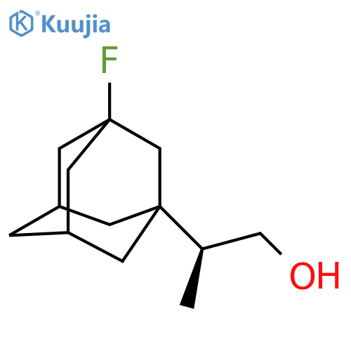 (2S)-2-(3-Fluoro-1-adamantyl)propan-1-ol structure