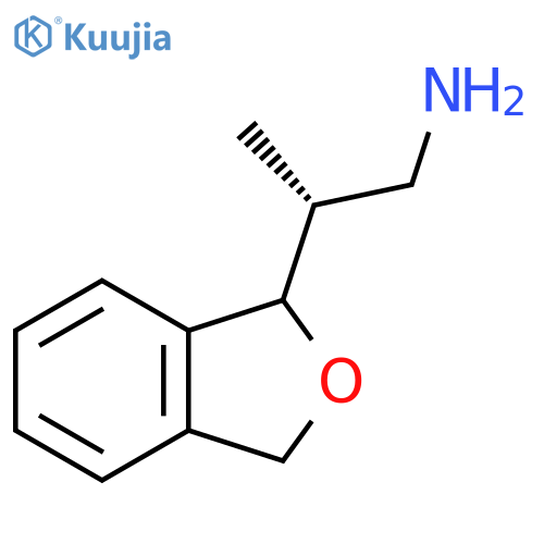 (2R)-2-(1,3-Dihydro-2-benzofuran-1-yl)propan-1-amine structure