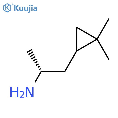 (2R)-1-(2,2-Dimethylcyclopropyl)propan-2-amine structure
