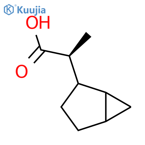 (2S)-2-(2-Bicyclo[3.1.0]hexanyl)propanoic acid structure