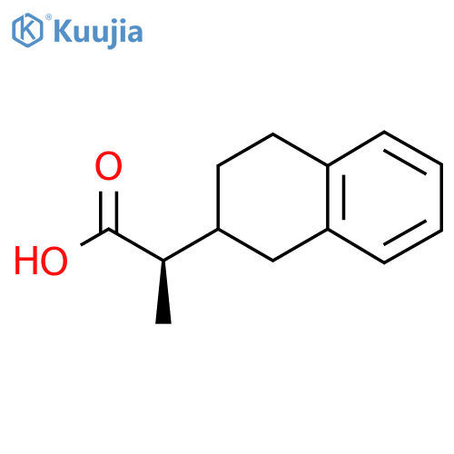 (2R)-2-(1,2,3,4-Tetrahydronaphthalen-2-yl)propanoic acid structure