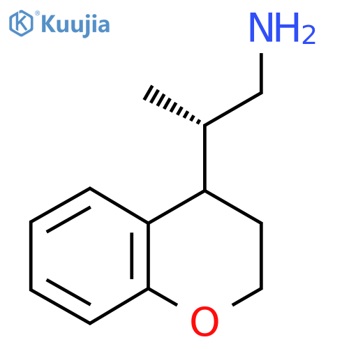 (2S)-2-(3,4-Dihydro-2H-chromen-4-yl)propan-1-amine structure