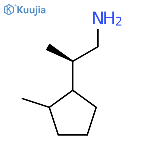 (2R)-2-(2-Methylcyclopentyl)propan-1-amine structure