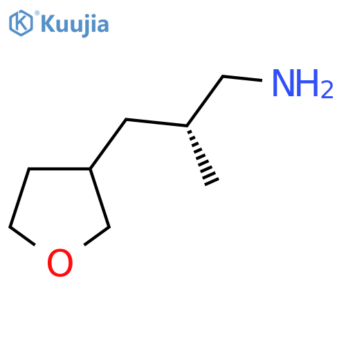 (2R)-2-Methyl-3-(oxolan-3-yl)propan-1-amine structure