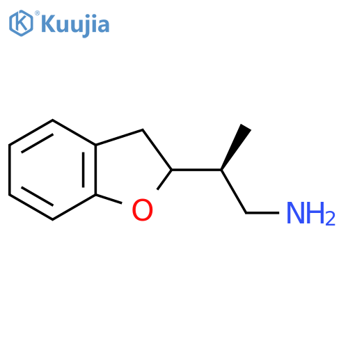 (2S)-2-(2,3-Dihydro-1-benzofuran-2-yl)propan-1-amine structure