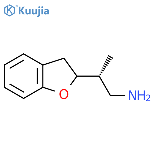 (2R)-2-(2,3-Dihydro-1-benzofuran-2-yl)propan-1-amine structure