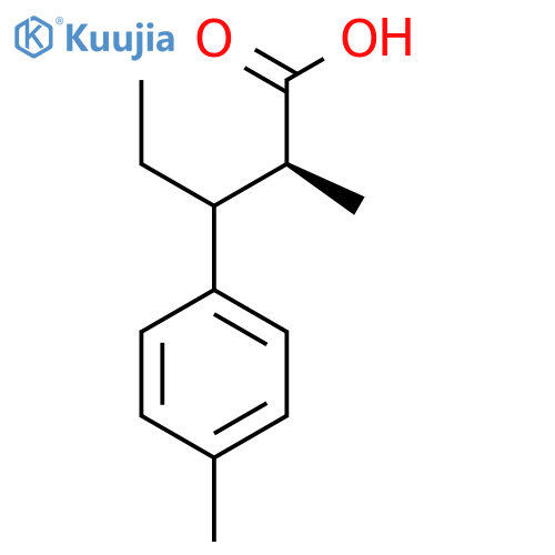 (2S)-2-Methyl-3-(4-methylphenyl)pentanoic acid structure