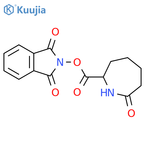 1,3-dioxo-2,3-dihydro-1H-isoindol-2-yl 7-oxoazepane-2-carboxylate structure