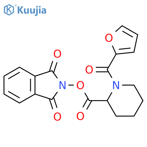 1,3-dioxo-2,3-dihydro-1H-isoindol-2-yl 1-(furan-2-carbonyl)piperidine-2-carboxylate structure