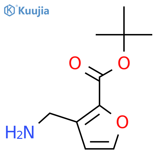 Tert-butyl 3-(aminomethyl)furan-2-carboxylate structure