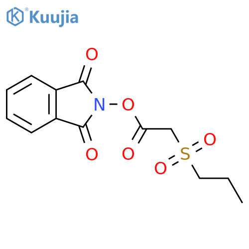 1,3-dioxo-2,3-dihydro-1H-isoindol-2-yl 2-(propane-1-sulfonyl)acetate structure