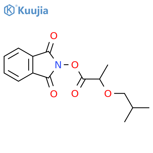 1,3-dioxo-2,3-dihydro-1H-isoindol-2-yl 2-(2-methylpropoxy)propanoate structure
