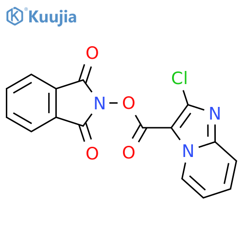 1,3-dioxo-2,3-dihydro-1H-isoindol-2-yl 2-chloroimidazo[1,2-a]pyridine-3-carboxylate structure