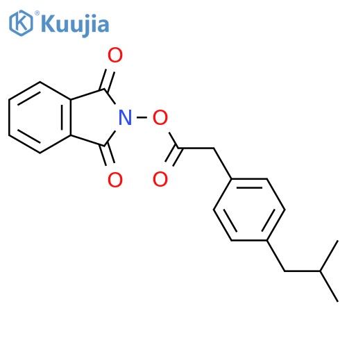 1,3-dioxo-2,3-dihydro-1H-isoindol-2-yl 2-4-(2-methylpropyl)phenylacetate structure