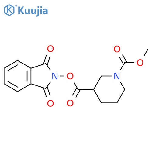 3-(1,3-dioxo-2,3-dihydro-1H-isoindol-2-yl) 1-methyl piperidine-1,3-dicarboxylate structure