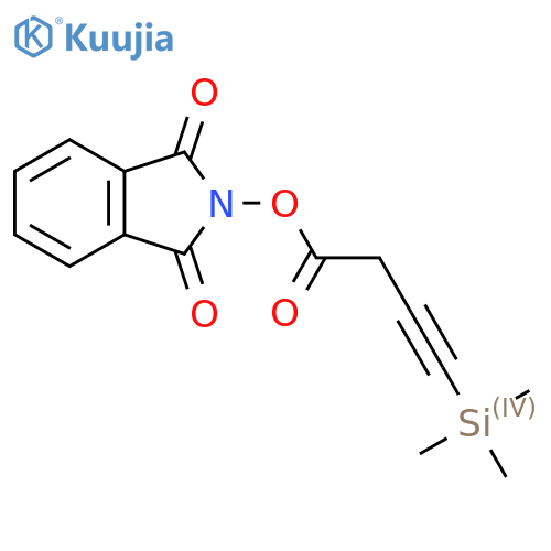 1,3-dioxo-2,3-dihydro-1H-isoindol-2-yl 4-(trimethylsilyl)but-3-ynoate structure