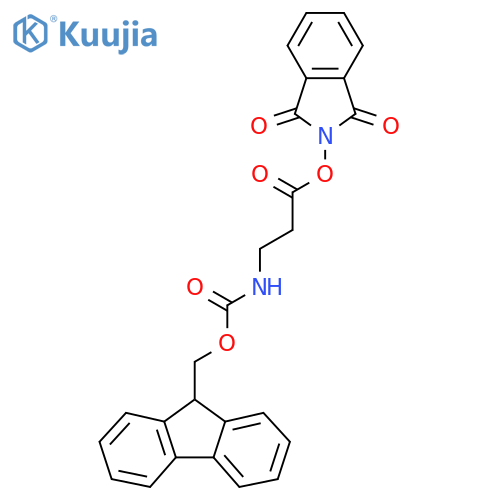 1,3-dioxo-2,3-dihydro-1H-isoindol-2-yl 3-({[(9H-fluoren-9-yl)methoxy]carbonyl}amino)propanoate structure