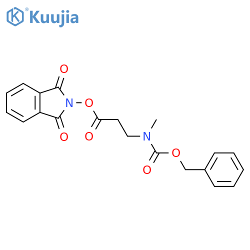 1,3-dioxo-2,3-dihydro-1H-isoindol-2-yl 3-{[(benzyloxy)carbonyl](methyl)amino}propanoate structure