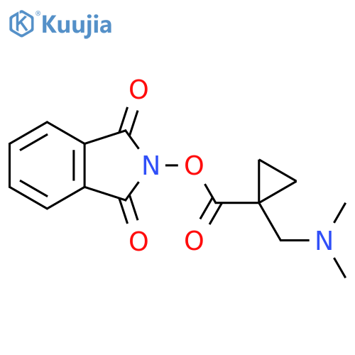 1,3-dioxo-2,3-dihydro-1H-isoindol-2-yl 1-[(dimethylamino)methyl]cyclopropane-1-carboxylate structure