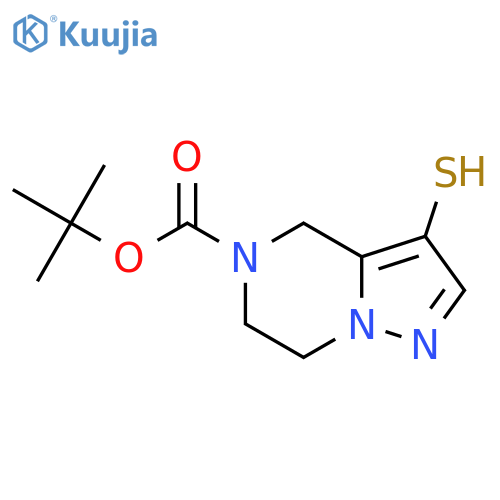 Tert-Butyl 3-mercapto-6,7-dihydropyrazolo[1,5-a]pyrazine-5(4H)-carboxylate structure