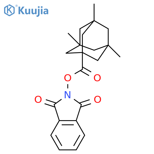 1,3-dioxo-2,3-dihydro-1H-isoindol-2-yl 3,5,7-trimethyladamantane-1-carboxylate structure