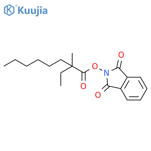 1,3-dioxo-2,3-dihydro-1H-isoindol-2-yl 2-ethyl-2-methyloctanoate structure