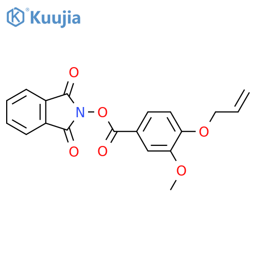 1,3-dioxo-2,3-dihydro-1H-isoindol-2-yl 3-methoxy-4-(prop-2-en-1-yloxy)benzoate structure