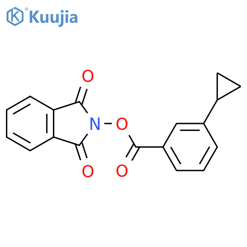 1,3-dioxo-2,3-dihydro-1H-isoindol-2-yl 3-cyclopropylbenzoate structure