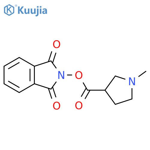 1,3-dioxo-2,3-dihydro-1H-isoindol-2-yl 1-methylpyrrolidine-3-carboxylate structure