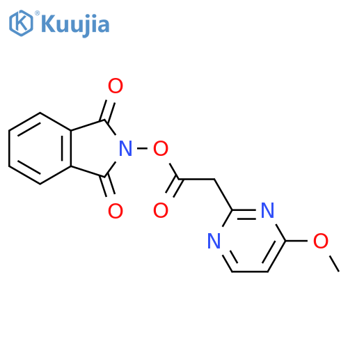 1,3-dioxo-2,3-dihydro-1H-isoindol-2-yl 2-(4-methoxypyrimidin-2-yl)acetate structure