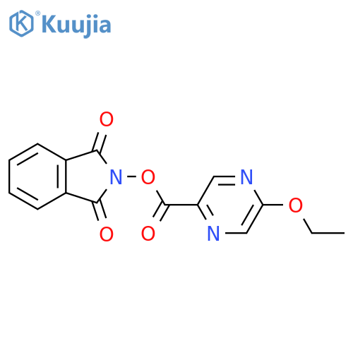1,3-dioxo-2,3-dihydro-1H-isoindol-2-yl 5-ethoxypyrazine-2-carboxylate structure