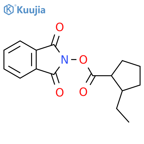 1,3-dioxo-2,3-dihydro-1H-isoindol-2-yl 2-ethylcyclopentane-1-carboxylate structure