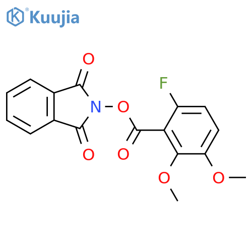 1,3-dioxo-2,3-dihydro-1H-isoindol-2-yl 6-fluoro-2,3-dimethoxybenzoate structure