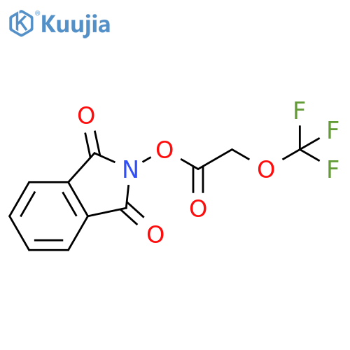 1,3-dioxo-2,3-dihydro-1H-isoindol-2-yl 2-(trifluoromethoxy)acetate structure