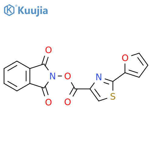 1,3-dioxo-2,3-dihydro-1H-isoindol-2-yl 2-(furan-2-yl)-1,3-thiazole-4-carboxylate structure