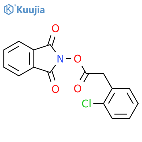 1,3-dioxo-2,3-dihydro-1H-isoindol-2-yl 2-(2-chlorophenyl)acetate structure