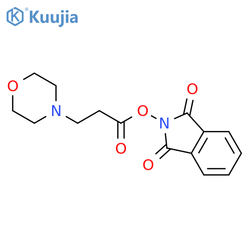 1,3-dioxo-2,3-dihydro-1H-isoindol-2-yl 3-(morpholin-4-yl)propanoate structure