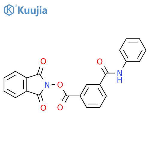 1,3-dioxo-2,3-dihydro-1H-isoindol-2-yl 3-(phenylcarbamoyl)benzoate structure