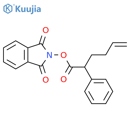 1,3-dioxo-2,3-dihydro-1H-isoindol-2-yl 2-phenylhex-5-enoate structure